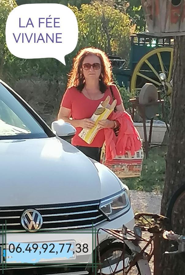 la fée viviane et michel l'enchanteur Robion en Luberon Esterno foto